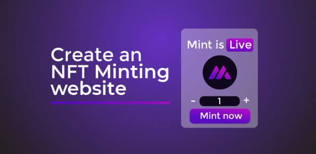 Create an NFT minting website
