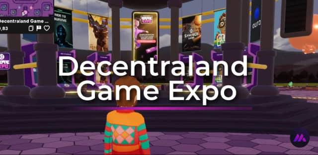 Decentraland's first game exhibition