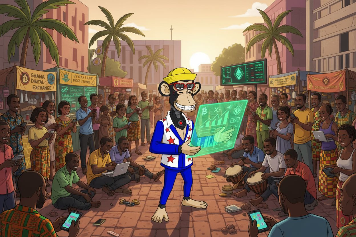 Ghana legaliseert cryptocurrency, centrale bank naar crypto