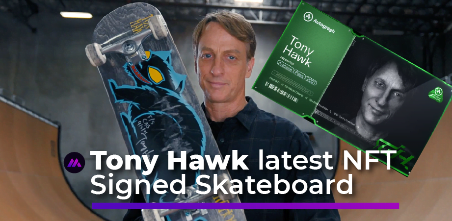 Tony Hawk's nieuwste NFT's gesigneerde skateboards! - iMintify
