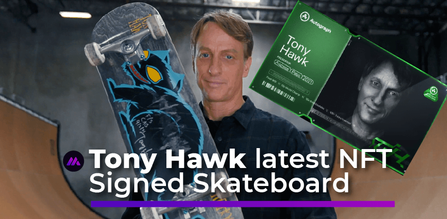 Tony Hawk's nieuwste NFT's gesigneerde skateboards! - iMintify