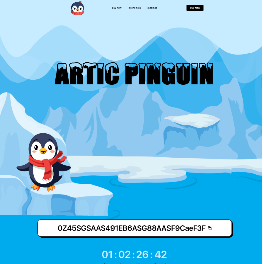 artic-pinguin template