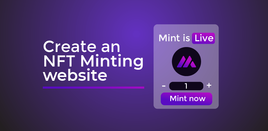create an nft minting website