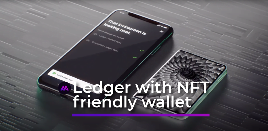 Ledger with new NFT-friendly Stax wallet